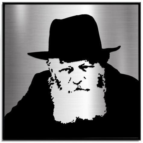 A Modern Portrait Of The Lubavitcher Rebbe