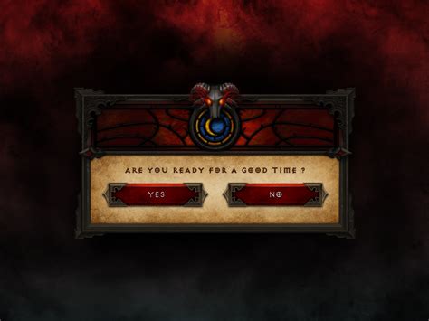 Diablo Fan Ui Element On Behance