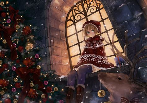 Free Download 60 Anime Christmas Hd Wallpapers And Backgrounds