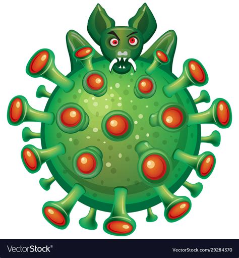 Abstract Symbol Coronavirus Royalty Free Vector Image