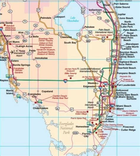 Southeastern Florida Map Time Zones Map