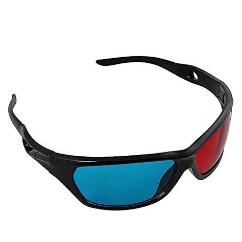 Insten Red Blue Cyan Anaglyph Simple Style 3d Glasses 3d Movie Game Glasses 3d Glasses Red