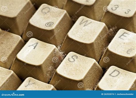 Dusty Keyboard Stock Photo Image Of Grimy Dirty Keyboard 26352074