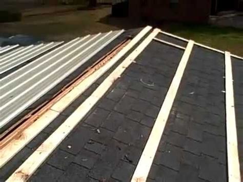 What to consider when putting a steel roof over asphalt shingles. Metal Roofing Over shingles | Diy metal roof, Roofing diy ...