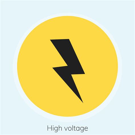 Illustration of high voltage warning sign - Download Free Vectors ...