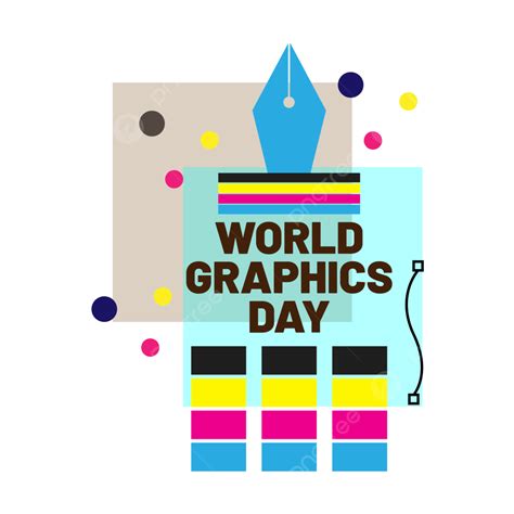 World Graphics Day Vector Hd Png Images World Graphics Day With Flat