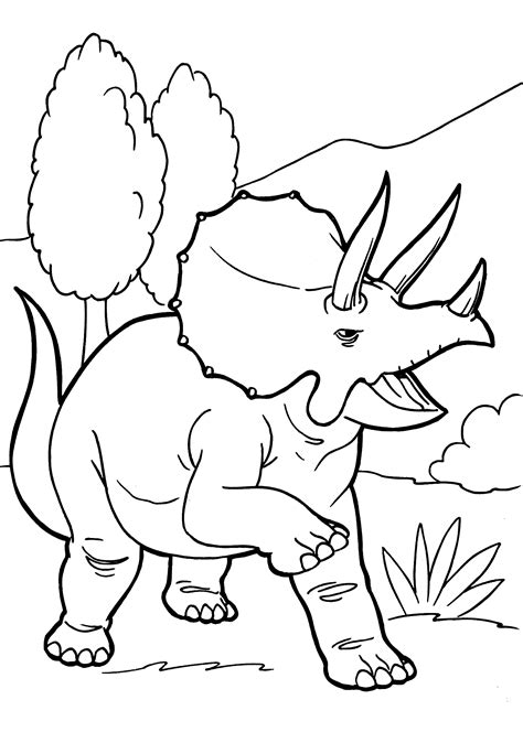 Download 144 Triceratop Dinosaur Coloring Pages Png Pdf File