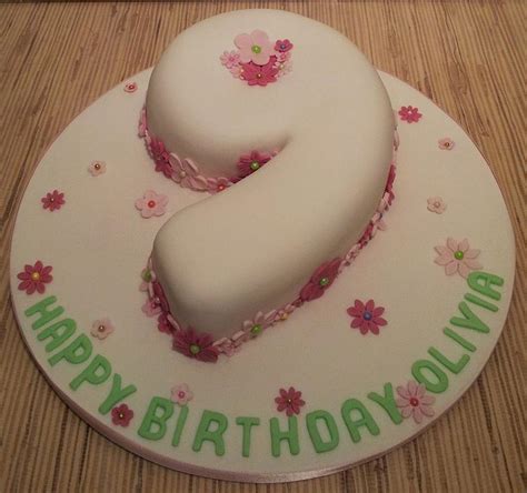 Number 9 Birthday Cake Cake By Sarah Poole Cakesdecor