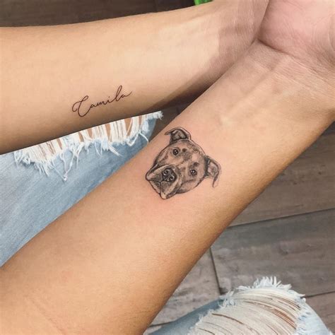 50 Cute Dog Tattoos For Women Xuzinuo