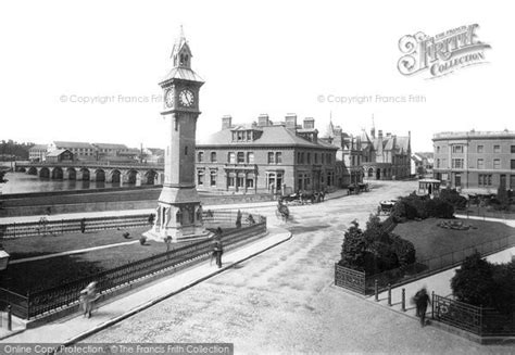 Photo Of Barnstaple The Square And Bridge 1894