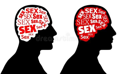 Sex On The Brain Stock Illustration Illustration Of Side 5460064