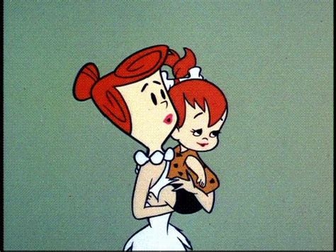 Wilma And Pebbles Flintstone Flintstones Pebbles Flintstone Cartoon
