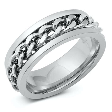 Ring For Men Silver Ring For Men Stainless Steel Mens Etsy