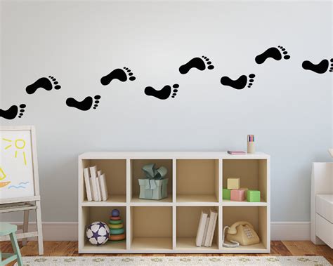 Footprints Sticker Footprints Wall Sticker Footprint Sticker