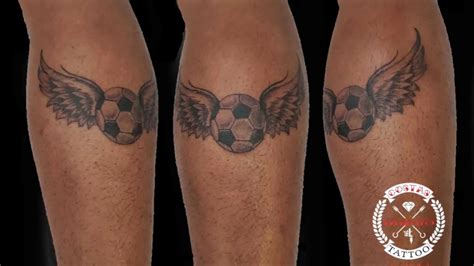 Tattoos → f → football tattoos this category of people as football fans are often willing to selfless deeds for the sake of the beloved football club. tattoo football - YouTube