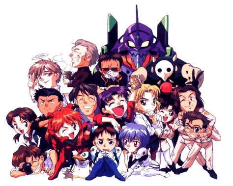 Safebooru Akagi Ritsuko Ayanami Rei Chibi Group Ikari Gendo Ikari