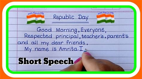 Republic Day Speech26 January Speech In English 2024speech On