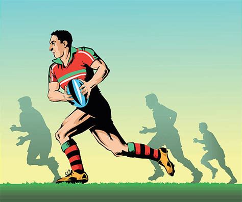 Rugby League Clip Art Vector Images And Illustrations Istock