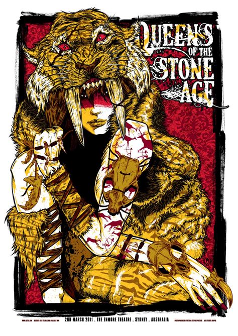 Queens of the stone age. INSIDE THE ROCK POSTER FRAME BLOG: Queens of the Stone Age ...