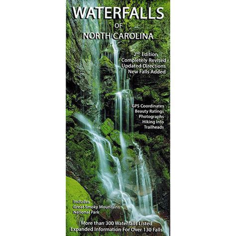 Waterfalls Of North Carolina Map Virtual Blue Ridge Bookstore