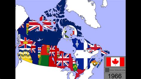 Evolution Of Canadian Province And Territory Flags 1867 2018 Youtube