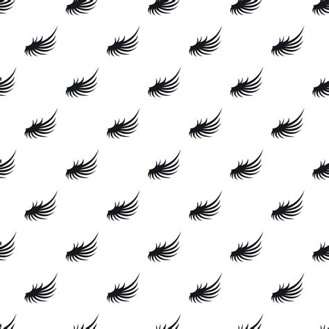 Fluffy Angel Wing Pattern Simple Style 14985864 Vector Art At Vecteezy