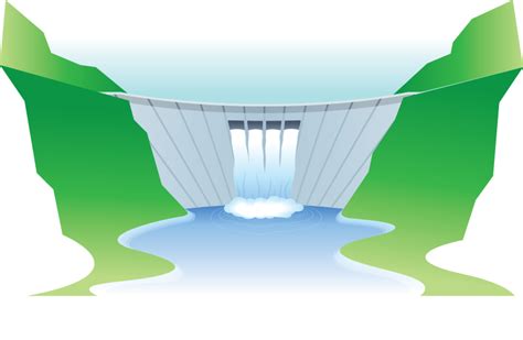 Hydroelectric Energy Clip Art