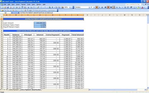 Loan Payment Tracking Spreadsheet — Db