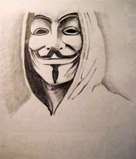 L➤ anonymous mask 3d models ✅. V For Vendetta Mask Drawing at GetDrawings | Free download