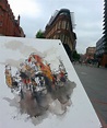 Emma Fitzpatrick's urban paintings on show in Leicester city centre