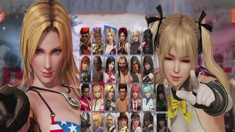 Dead Or Alive 6 All Characters And Costumes Youtube