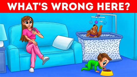 what s wrong with these pictures and stories tricky riddles with answers youtube