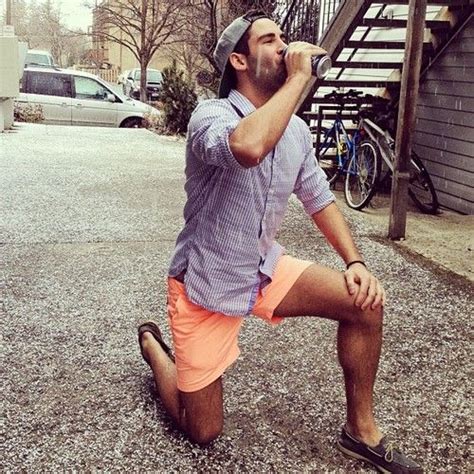 Chubbies Sperrys And Shotgunning A Canned Beer Doesnt Get More Preppy Than That In My Book