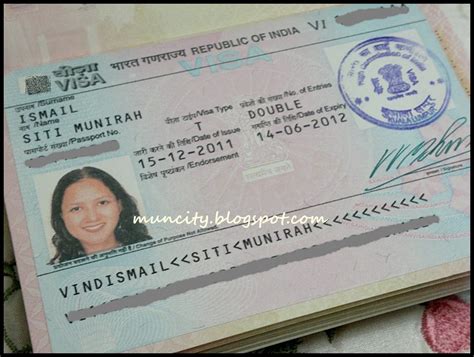 This is how my entri permit looked like Lalalaland...: India : Visa Application
