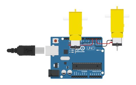 Circuit Design Motores Dc Tinkercad