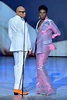 RuPaul (L) and Leslie Jones perform onstage during the 70th annual ...