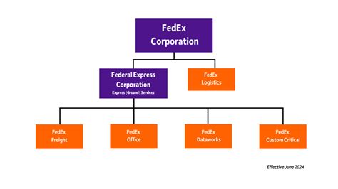 Federal Express Corporation Entity Chart