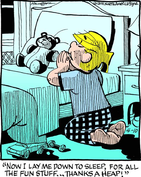 Dennis The Menace Cartoon Funny Jokes Hilarious Bedtime Prayer Lay