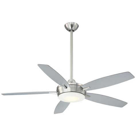 Modern ceiling fans with lights can be used in residential, commercial and outdoor applications, and are the perfect choice for areas where space is limited. MINKA-AIRE Espace 52 in. Integrated LED Indoor Brushed ...