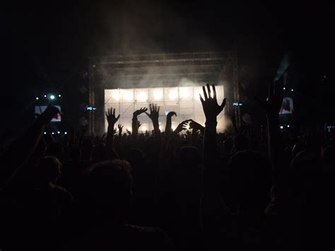 Free Images Silhouette Music Light Group People Night Crowd