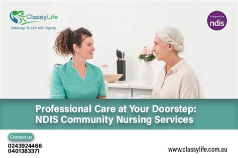 Professional Care At Your Doorstep Ndis Community Nursing Services