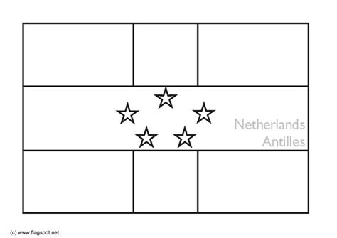 mapa y bandera de antillas holandesas para dibujar pintar colorear my xxx hot girl