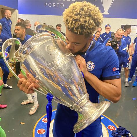 Chelsea Defender Reece James Reacts After He Was Robbed Of His Medals