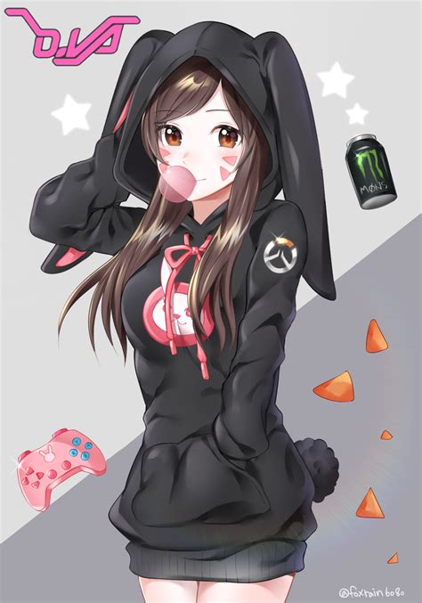 Anime Girl With Hoodie On Anime Wallpaper Hd