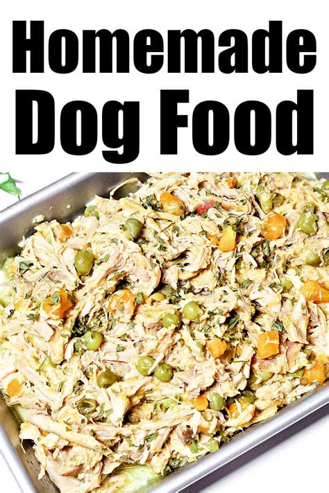Homemade Crockpot Dog Food Healthy Chicken And Vegetables