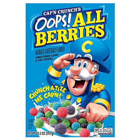 Quaker Capn Crunch Cereal Oops All Berries Cereal Foodtown