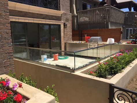 Important notes straight railing and post parts straight railing installation. Glass Railing Installation La Jolla - Patriot Glass and ...