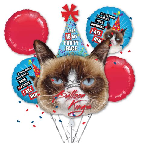 Grumpy Cat Bouquet Balloon Kings