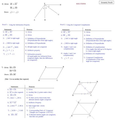 Proving Triangles Congruent Worksheet Answers