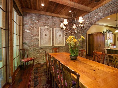 50 Bold And Inventive Dining Rooms With Brick Walls